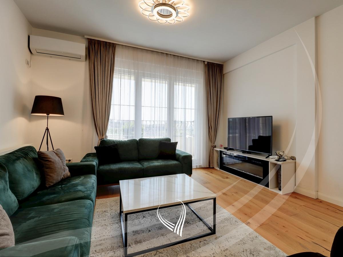 Penthouse me 2 dhoma gjumi me qira në lagjen Aktash – Pika Luxury & Green Apartments